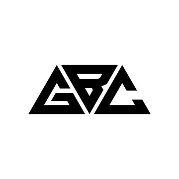 GBC triangle letter logo design with triangle shape. GBC triangle logo design monogram. GBC triangle vector logo template with red color. GBC triangular logo Simple, Elegant, and Luxurious Logo...