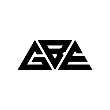 GBE triangle letter logo design with triangle shape. GBE triangle logo design monogram. GBE triangle vector logo template with red color. GBE triangular logo Simple, Elegant, and Luxurious Logo...