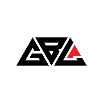 GBL triangle letter logo design with triangle shape. GBL triangle logo design monogram. GBL triangle vector logo template with red color. GBL triangular logo Simple, Elegant, and Luxurious Logo...