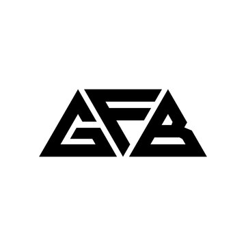 GFB triangle letter logo design with triangle shape. GFB triangle logo design monogram. GFB triangle vector logo template with red color. GFB triangular logo Simple, Elegant, and Luxurious Logo...