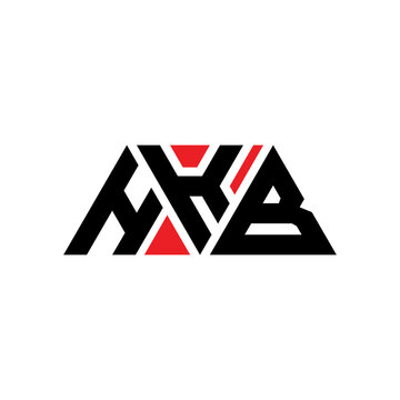 HKB triangle letter logo design with triangle shape. HKB triangle logo design monogram. HKB triangle vector logo template with red color. HKB triangular logo Simple, Elegant, and Luxurious Logo...
