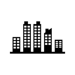 Fototapeta premium City icon vector