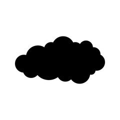 Cloud icon. weather sign. vector illustration