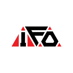 IFO triangle letter logo design with triangle shape. IFO triangle logo design monogram. IFO triangle vector logo template with red color. IFO triangular logo Simple, Elegant, and Luxurious Logo...