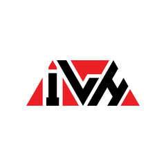 ILH triangle letter logo design with triangle shape. ILH triangle logo design monogram. ILH triangle vector logo template with red color. ILH triangular logo Simple, Elegant, and Luxurious Logo...