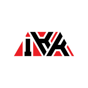 IKK triangle letter logo design with triangle shape. IKK triangle logo design monogram. IKK triangle vector logo template with red color. IKK triangular logo Simple, Elegant, and Luxurious Logo...