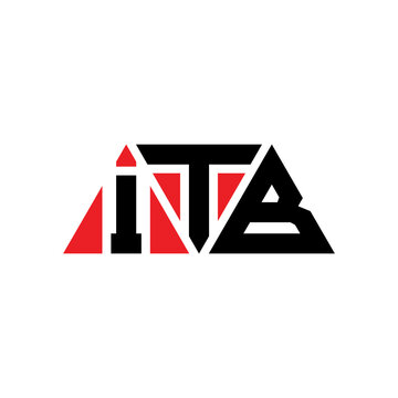 ITB triangle letter logo design with triangle shape. ITB triangle logo design monogram. ITB triangle vector logo template with red color. ITB triangular logo Simple, Elegant, and Luxurious Logo...