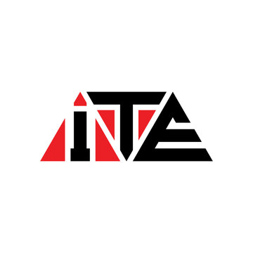 ITE triangle letter logo design with triangle shape. ITE triangle logo design monogram. ITE triangle vector logo template with red color. ITE triangular logo Simple, Elegant, and Luxurious Logo...