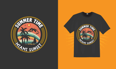 Summer Time t-shirt Design 