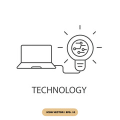 technology icons  symbol vector elements for infographic web