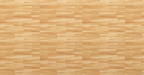 Seamless new wood plank brown parquet floor wall texture pattern for interior or background design. industry carpentry woodwork concept, 3D Rendering.
