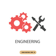 engineering icons  symbol vector elements for infographic web