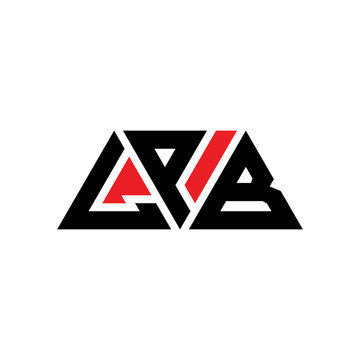 LPB triangle letter logo design with triangle shape. LPB triangle logo design monogram. LPB triangle vector logo template with red color. LPB triangular logo Simple, Elegant, and Luxurious Logo...