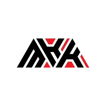 MKK triangle letter logo design with triangle shape. MKK triangle logo design monogram. MKK triangle vector logo template with red color. MKK triangular logo Simple, Elegant, and Luxurious Logo...