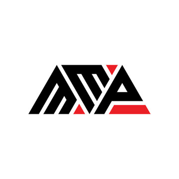 MMP triangle letter logo design with triangle shape. MMP triangle logo design monogram. MMP triangle vector logo template with red color. MMP triangular logo Simple, Elegant, and Luxurious Logo...