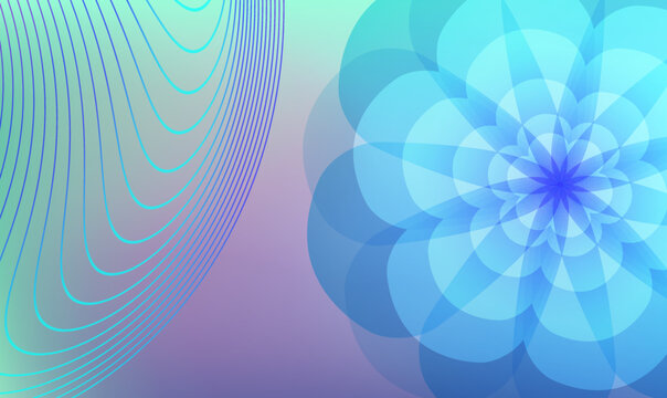 Floral background colors template wellness team card62