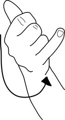 American sign language letter ASL
