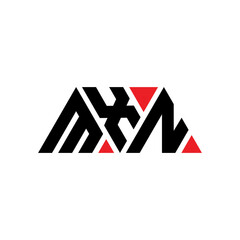 MXN triangle letter logo design with triangle shape. MXN triangle logo design monogram. MXN triangle vector logo template with red color. MXN triangular logo Simple, Elegant, and Luxurious Logo...