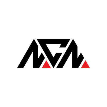 NCN triangle letter logo design with triangle shape. NCN triangle logo design monogram. NCN triangle vector logo template with red color. NCN triangular logo Simple, Elegant, and Luxurious Logo...