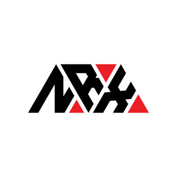 NRX triangle letter logo design with triangle shape. NRX triangle logo design monogram. NRX triangle vector logo template with red color. NRX triangular logo Simple, Elegant, and Luxurious Logo...
