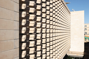 Maltese parliament facade detail