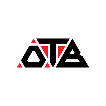 OTB triangle letter logo design with triangle shape. OTB triangle logo design monogram. OTB triangle vector logo template with red color. OTB triangular logo Simple, Elegant, and Luxurious Logo...