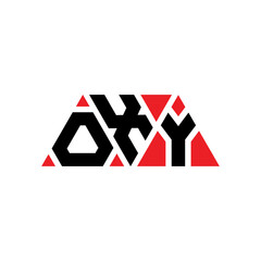 OXY triangle letter logo design with triangle shape. OXY triangle logo design monogram. OXY triangle vector logo template with red color. OXY triangular logo Simple, Elegant, and Luxurious Logo...