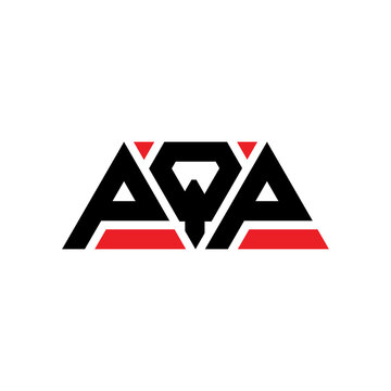 PQP triangle letter logo design with triangle shape. PQP triangle logo design monogram. PQP triangle vector logo template with red color. PQP triangular logo Simple, Elegant, and Luxurious Logo...