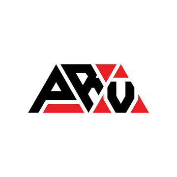 PRV triangle letter logo design with triangle shape. PRV triangle logo design monogram. PRV triangle vector logo template with red color. PRV triangular logo Simple, Elegant, and Luxurious Logo...