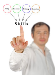 Presenting Four drivers of skills