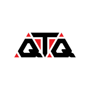 QTQ triangle letter logo design with triangle shape. QTQ triangle logo design monogram. QTQ triangle vector logo template with red color. QTQ triangular logo Simple, Elegant, and Luxurious Logo...