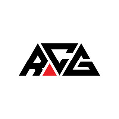 RCG triangle letter logo design with triangle shape. RCG triangle logo design monogram. RCG triangle vector logo template with red color. RCG triangular logo Simple, Elegant, and Luxurious Logo...