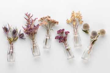 Bio herbal homeopathic medicine cosmetic arrangement, handmade cosmetic.