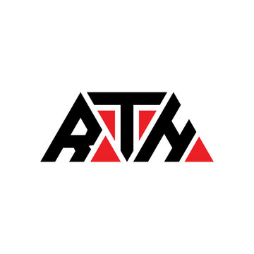 RTH triangle letter logo design with triangle shape. RTH triangle logo design monogram. RTH triangle vector logo template with red color. RTH triangular logo Simple, Elegant, and Luxurious Logo...