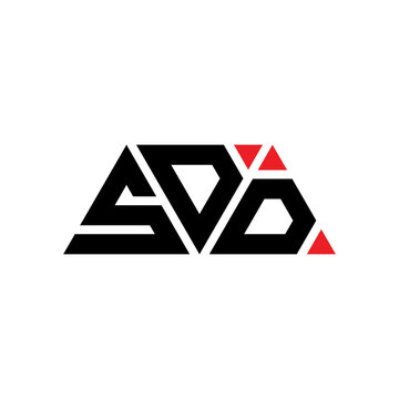 SDD triangle letter logo design with triangle shape. SDD triangle logo design monogram. SDD triangle vector logo template with red color. SDD triangular logo Simple, Elegant, and Luxurious Logo...