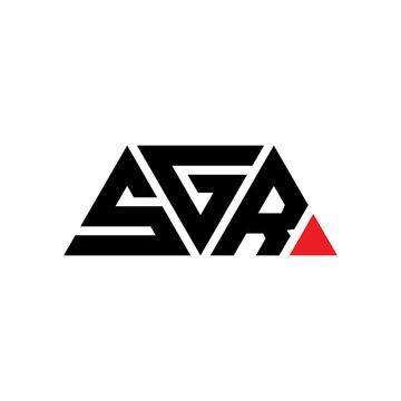 SGR triangle letter logo design with triangle shape. SGR triangle logo design monogram. SGR triangle vector logo template with red color. SGR triangular logo Simple, Elegant, and Luxurious Logo...
