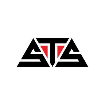 STS triangle letter logo design with triangle shape. STS triangle logo design monogram. STS triangle vector logo template with red color. STS triangular logo Simple, Elegant, and Luxurious Logo...