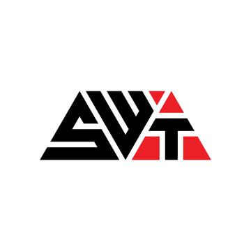 SWT triangle letter logo design with triangle shape. SWT triangle logo design monogram. SWT triangle vector logo template with red color. SWT triangular logo Simple, Elegant, and Luxurious Logo...