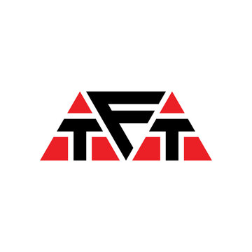 TFT triangle letter logo design with triangle shape. TFT triangle logo design monogram. TFT triangle vector logo template with red color. TFT triangular logo Simple, Elegant, and Luxurious Logo...