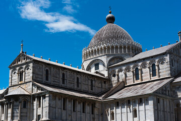 Obraz premium Detail vom Dom Santa Maria in Pisa, Toskana, Italien