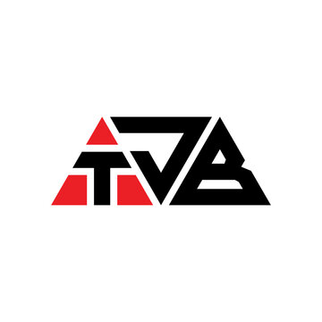 TJB triangle letter logo design with triangle shape. TJB triangle logo design monogram. TJB triangle vector logo template with red color. TJB triangular logo Simple, Elegant, and Luxurious Logo...