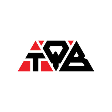 TQB triangle letter logo design with triangle shape. TQB triangle logo design monogram. TQB triangle vector logo template with red color. TQB triangular logo Simple, Elegant, and Luxurious Logo...