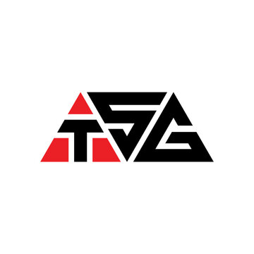TSG triangle letter logo design with triangle shape. TSG triangle logo design monogram. TSG triangle vector logo template with red color. TSG triangular logo Simple, Elegant, and Luxurious Logo...