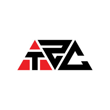 TZC triangle letter logo design with triangle shape. TZC triangle logo design monogram. TZC triangle vector logo template with red color. TZC triangular logo Simple, Elegant, and Luxurious Logo...