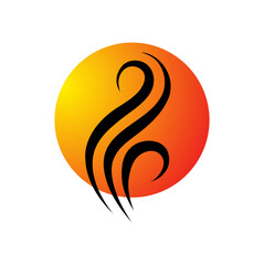 Heat Wave Symbol Logo Icon