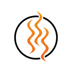 Heat Wave Symbol Logo Icon