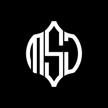 MSJ letter logo. MSJ best black background vector image. MSJ Monogram logo design for entrepreneur and business.
