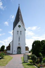 Kirchturm von Nebel auf Amrum