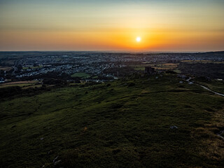 carn brea sunrise