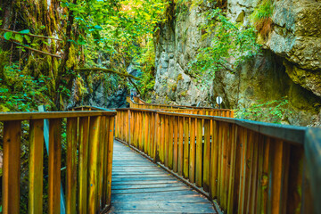 Horma Canyon. Kure Mountains National Park. Horma Canyon hiking trail. Turkey travel. Pinarbasi, Kastamonu, Turkey.